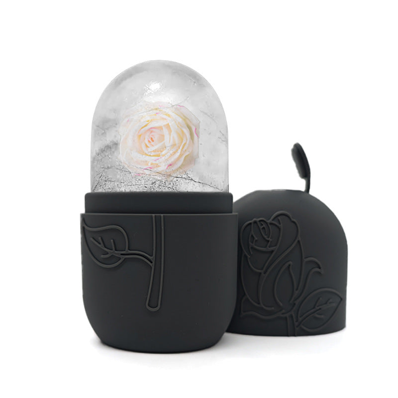 Facial ice roller displayed in several color options side by side